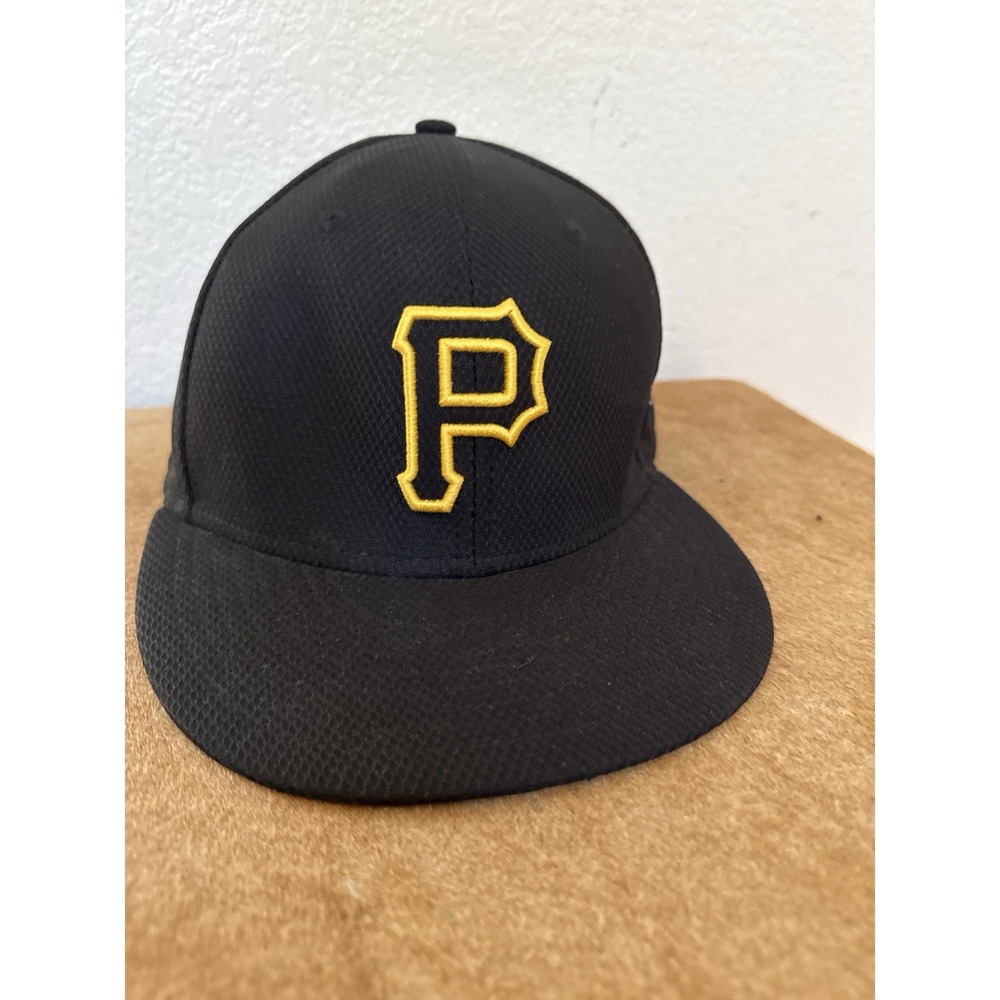 USED‎ NEW ERA 59FIFTY Pittsburgh Pirates 2016 Spring Training Black Hat Size 7